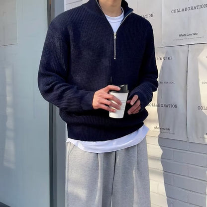 JEONJU Half-Zip-Pullover